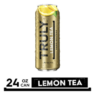 Truly Hard Seltzer Lemon Iced Tea Spiked & Sparkling Water - 24 Fl. Oz.
