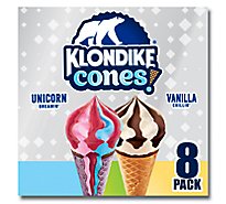 Klondike Ice Cream Cone Vanilla Unicorn - 8 Count