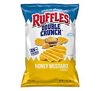 Ruffles Double Crunch Potato Chips Honey Mustard - 7.25 OZ
