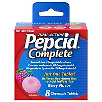 Pepcid Complete Berry Chew Tabs - 8 CT - Image 3