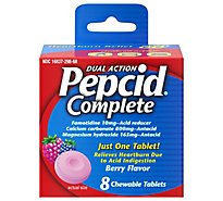 Pepcid Complete Berry Chew Tabs - 8 CT