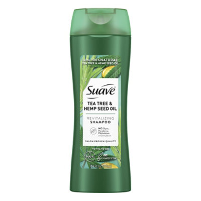 Suave Tea Tree Hemp Seed Shampoo - 12.6 FZ
