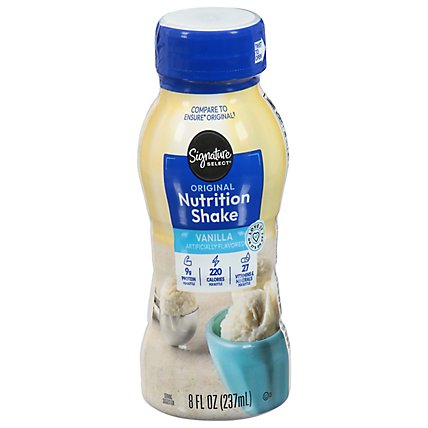 Signature Select Nutrition Shake Vanilla - 6-8 FZ - Image 2
