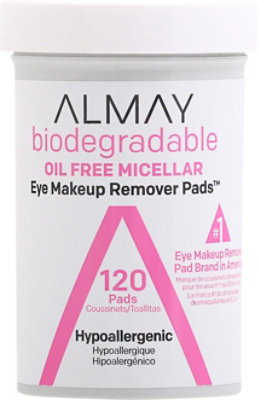 Almay Biodegradable Oil Free Micellar Eye Makeup Remover Pads - 120 Count - Image 2