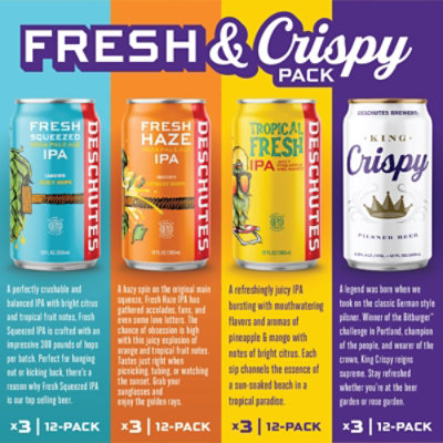 Deschutes Variety Pack In Cans - 12-12 FZ - Image 4