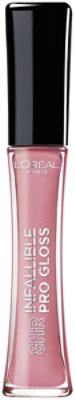 L'Oreal Paris Infallible Pink Opa 8 Hour Pro Hydrating Finish Lip Gloss