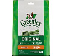 Greenies Original Petite Natural Dental Care Dog Treats - 18 Oz
