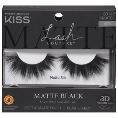Kiss P Ks Lash Faux Mink 3d Matte 01 - 1 EA
