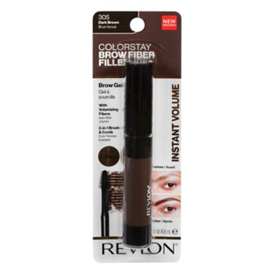 Revlon Cs Brow Fiber Filler Drk Brwn - .23 FZ - Image 3