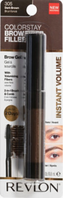 Revlon Cs Brow Fiber Filler Drk Brwn - .23 FZ - Image 2