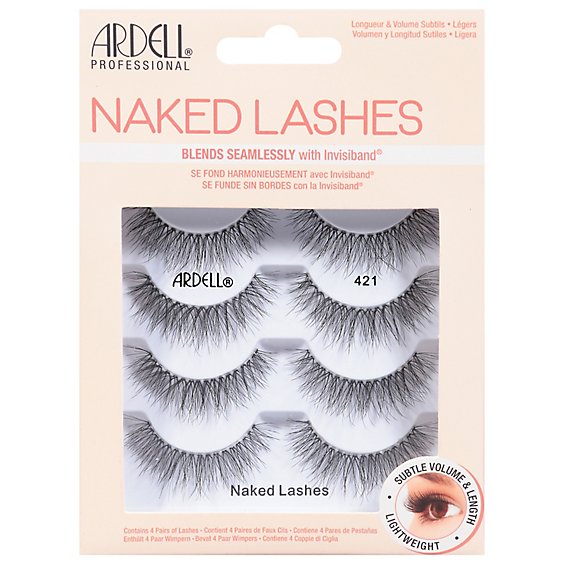 Ardell Lashes Naked 421 - 4 Count
