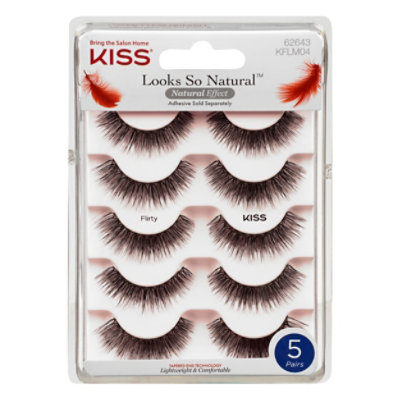Kiss P Kiss Lash Look So Natl Multipk - 5 CT
