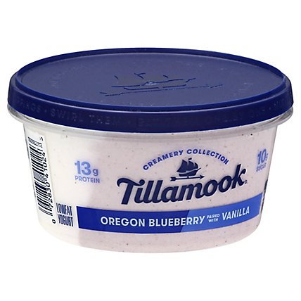 Tillamook Blueberry & Vanilla Yogurt - 5.3 OZ - Image 1