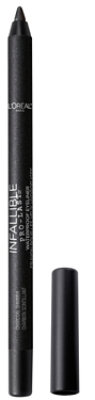 L'Oreal Paris Infallible Pro Last Waterproof Up to 24 Hour Black Shimmer Pencil Eyeliner - 0.04 Oz - Image 1