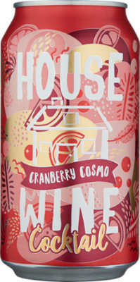 House Wine Cranberry Cosmo Can Wine - 375 ML