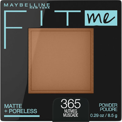 Maybelline Fit Me Matte + Poreless Pressed Face Powder Makeup Nutmeg - 0.29 Oz - Image 1