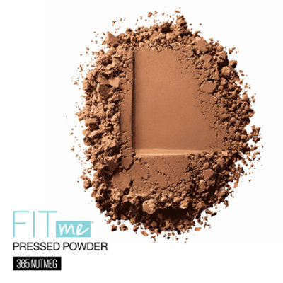 Maybelline Fit Me Matte + Poreless Pressed Face Powder Makeup Nutmeg - 0.29 Oz - Image 3