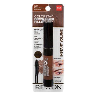 Revlon Cs Brow Fiber Filler Med Brwn - .23 FZ