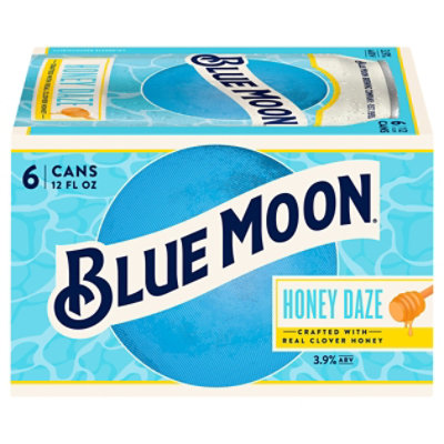 Blue Moon Craft Beer Honey Daze 3.9% ABV Cans - 6-12 Fl. Oz. - Image 3