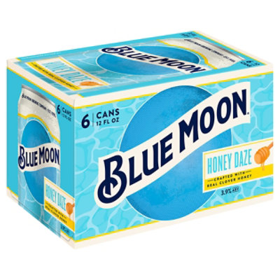 Blue Moon Craft Beer Honey Daze 3.9% ABV Cans - 6-12 Fl. Oz.