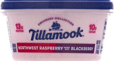 Tillamook Raspberry & Blackberry Yogurt - 5.3 OZ - Albertsons
