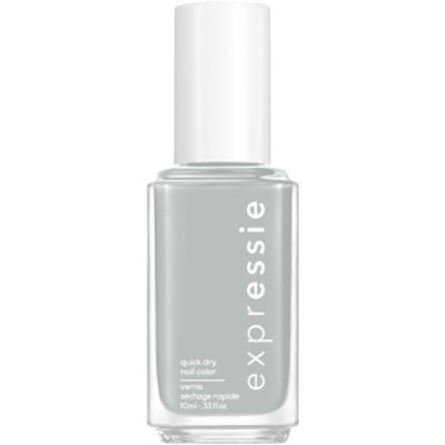 essie expressie quick dry nail polish vegan formula light gray In The Modem - 0.33 Fl. Oz. - Image 1