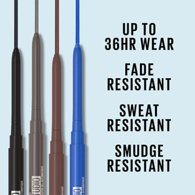 Maybelline Tattoo Studio Smokey Gel Pencil Eyeliner Smokey Brown - 0.01 Oz - Image 4