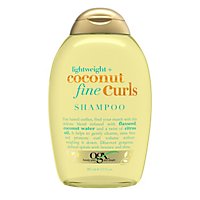 OGX Lightweight Plus Coconut Fine Curls Shampoo - 13 Fl. Oz. - Image 2