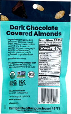 Chocxo Almond Dk Choc Covered - 3.52 OZ - Image 6