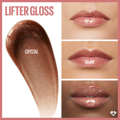 Maybelline Lifter Gloss Lip Gloss Makeup With Hyaluronic Acid Crystal - 0.18 Fl. Oz. - Image 4