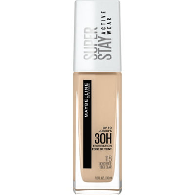 Maybelline Super Stay Longwear Liquid Foundation Up to 30HR Wear 118 Light Beige - 1 Fl. Oz. - Image 3