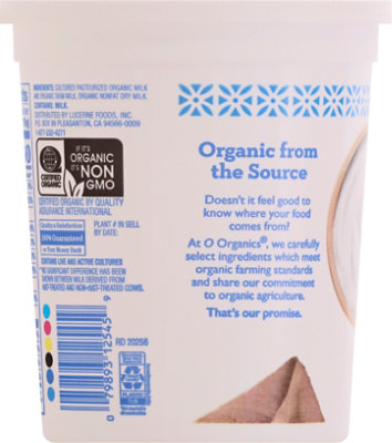O Organics Yogurt Greek Lowfat 4% - 32 OZ - Image 6