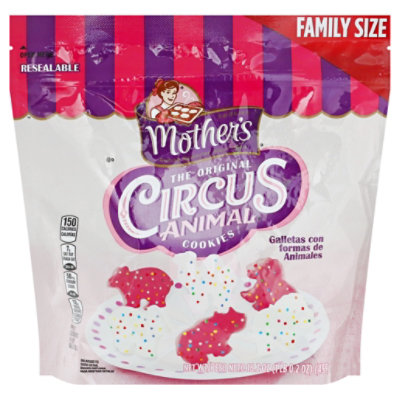 Mothers Cookies Circus Animals Family Size - 16.2 OZ