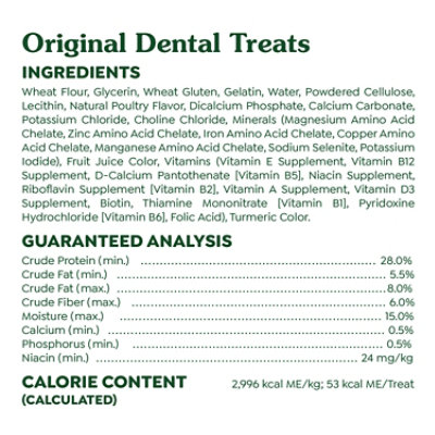 Greenies Original Petite Natural Dog Dental Care Chews Oral Health Dog Treats 20 Count - 12 Oz - Image 5