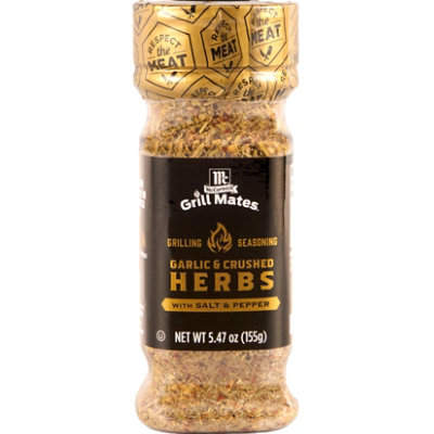 McCormick Grill Mates Garlic & Crushed Herbs Seasoning - 5.47 Oz