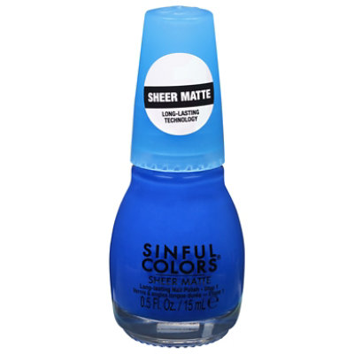 Sinful Sheer Matte Kiss Cobalt - .5 FZ