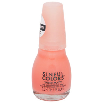 Sinful Sheer Matte Hot & Lazy - .5 FZ