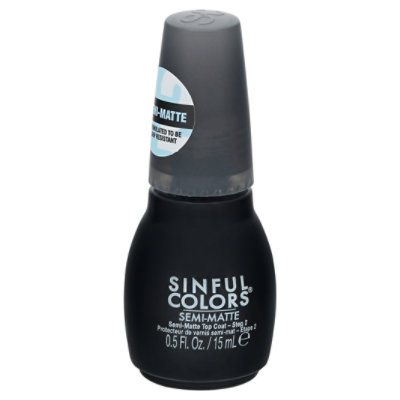 Sinful Chip Resist Matte Top C - .5 FZ