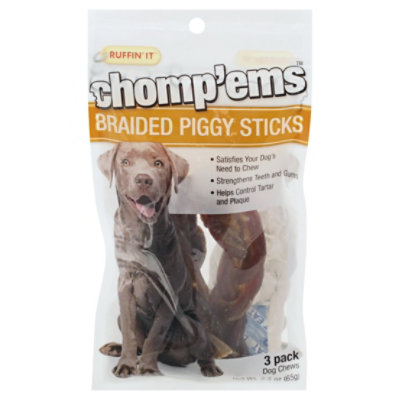 Chompems Braided Piggy Sticks - 2.3 OZ - Image 2