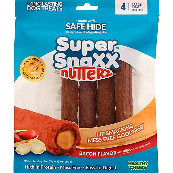 Super Snaxx Nutterz Bacon With Peanut Butter - 6.5 OZ