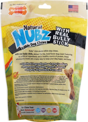 how many calories are in nubz dog treats