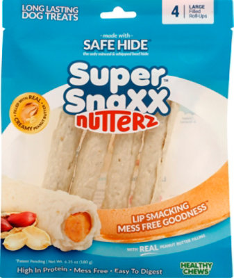 Super Snaxx Nutterz Safe Hide With Peanut Butter - 6.5 OZ