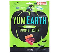 Yumearth Organic Gummy Fruits Halloween Snack Pack - 7 Oz