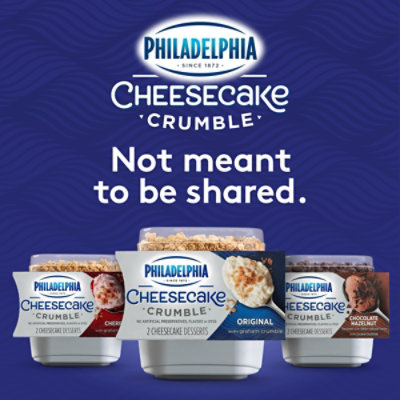 Philadelphia Cheesecake Crumble Original Cheesecake Desserts With ...