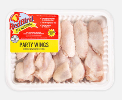 Red Bird Farms Chicken Wing Party Tray Raw - 1.25 Lb - Image 1