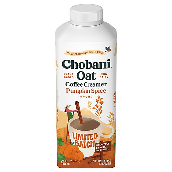 Chobani Limited Batch Pumpkin Spice Oat Coffee Creamer - 24 Fl. Oz.