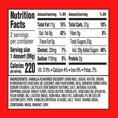 COLLIDERS™ Twisted KIT KAT® Refrigerated Dessert - 2 Count - Image 2