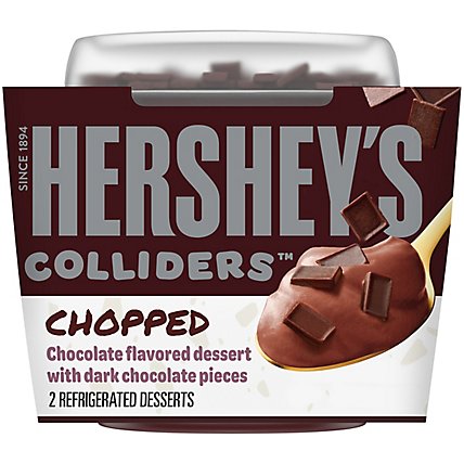 COLLIDERS Chopped HERSHEY'S Chocolate Refrigerated Dessert Pack - 2 Count - Image 1