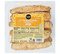 Signature Select Breadsticks 4 Cheese & Garlic - 12 OZ