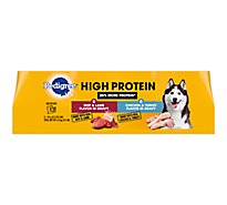 Pedigree High Protein Adult Dog Food Chicken & Turkey - 13.2 OZ